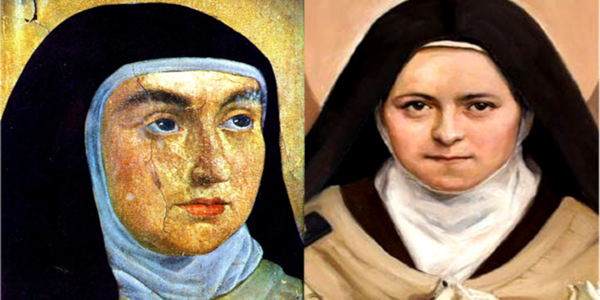 Santa Teresa de Jesús y Santa Teresita